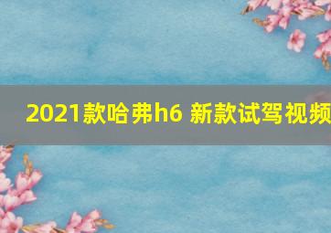 2021款哈弗h6 新款试驾视频